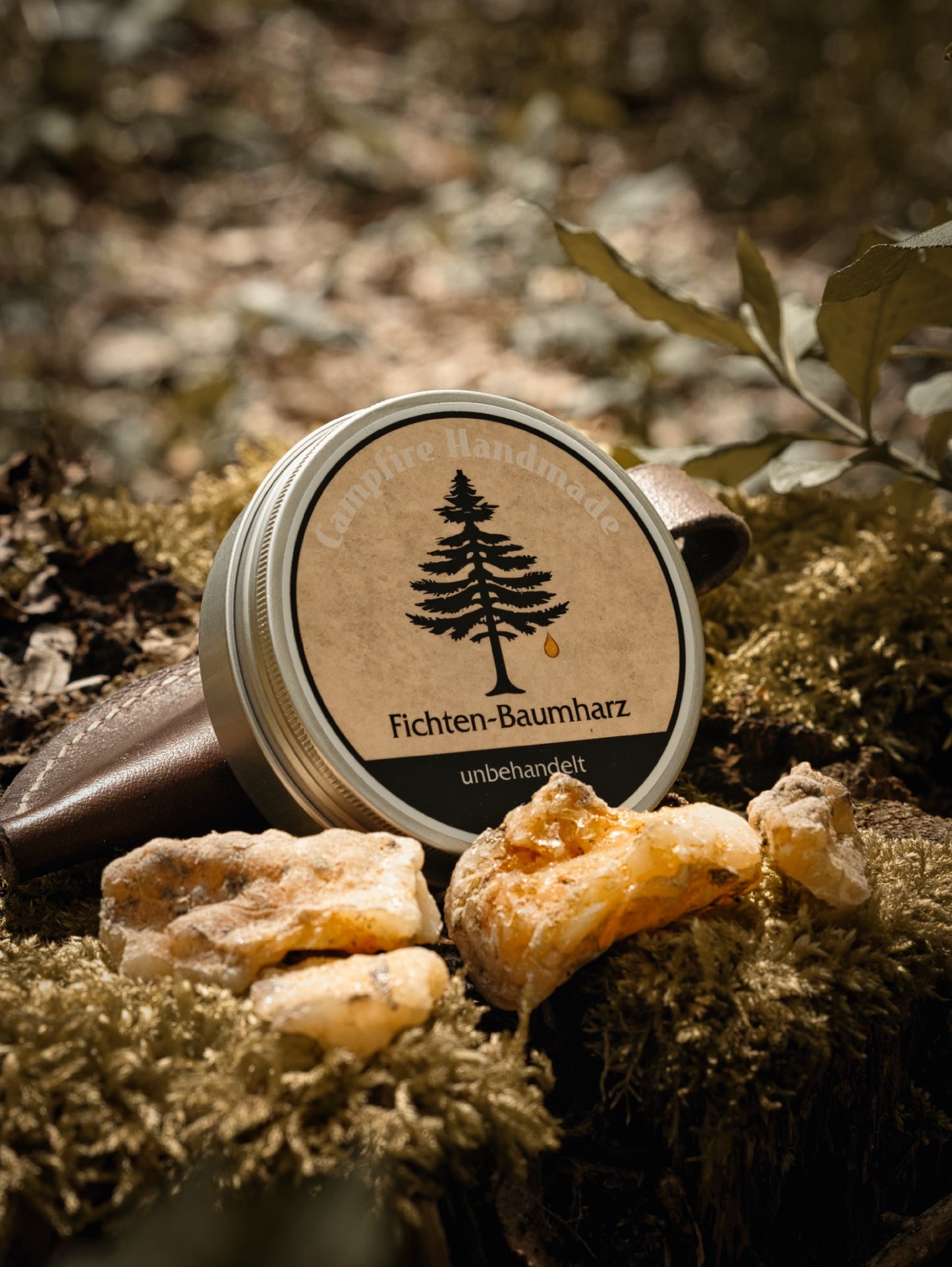 Fichtenharz Räucherharz naturbelassen 60 g | natürliches Baumharz zum Räuchern | Wald Weihrauch aus Bayern