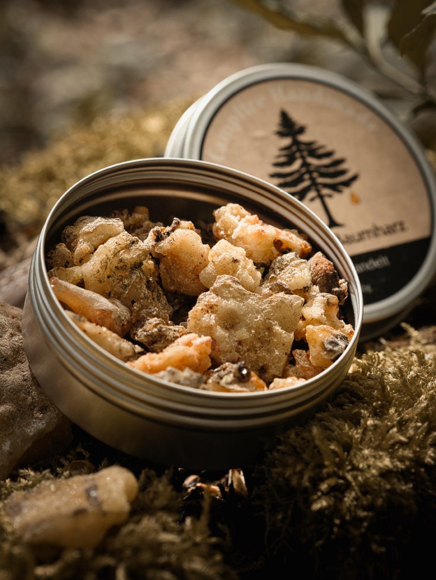 Fichtenharz Räucherharz naturbelassen 60 g | natürliches Baumharz zum Räuchern | Wald Weihrauch aus Bayern