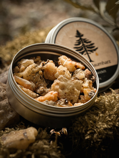 Fichtenharz Räucherharz naturbelassen 60 g | natürliches Baumharz zum Räuchern | Wald Weihrauch aus Bayern